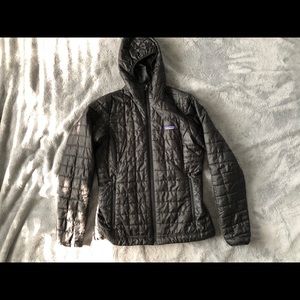 Patagonia Black Nano Puff Hoodie Jacket Nanopuff